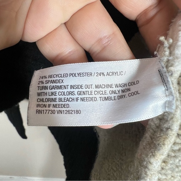 Target A New Day Womens Multicolor Neutral Stripe Mock Neck Relaxed Sweater XXL - Picture 6 of 8